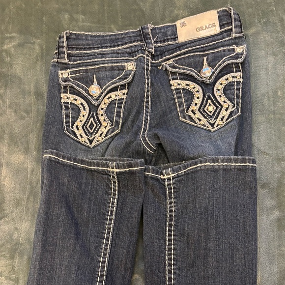 Grace in LA Indigo Boot Cut Jeans - Picture 2 of 2